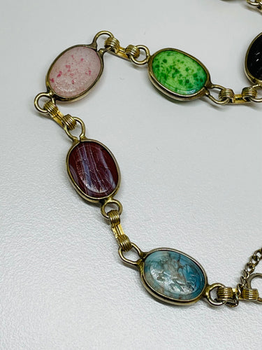 Gold Filled Scarab Bracelet Devil's Details